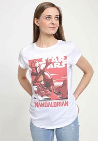 Star Wars STAR WARS: THE MANDALORIAN MAD MANDO POSTER - T-shirt z nadrukiem