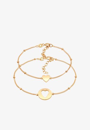 Elli HEART CUT OUT - Armbånd - gold-coloured