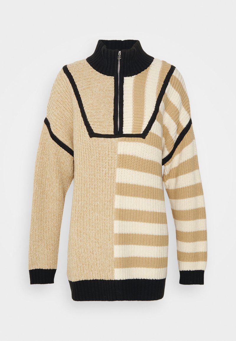 staud hampton oversized striped sweater