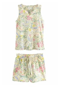 Next - SET - Pyjamas - cream floral Thumbnail Image 1