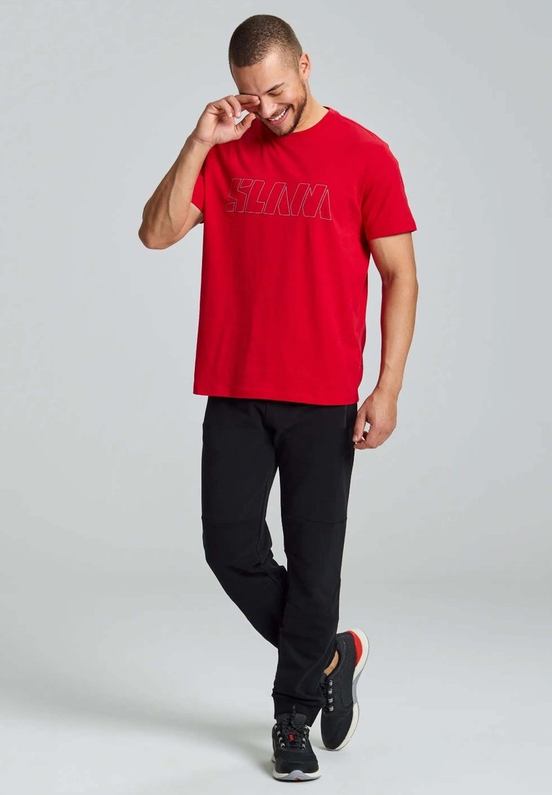 Slam LOGO - T-shirt imprimé - real red