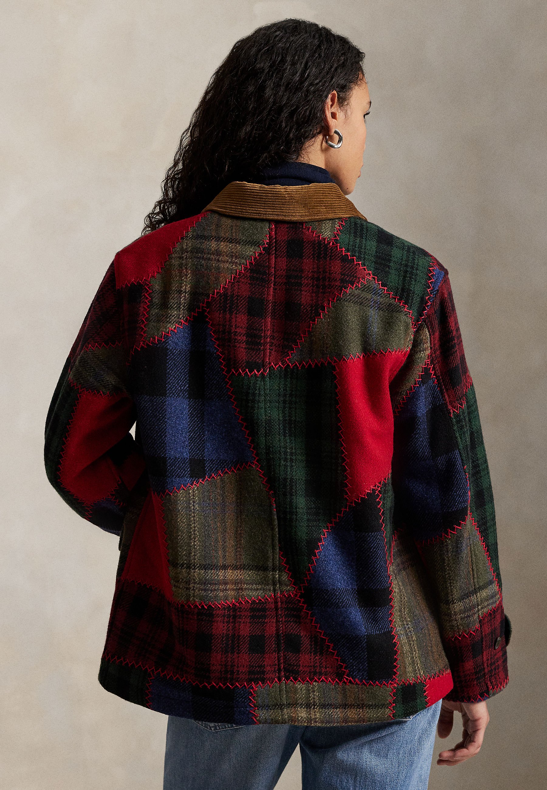 Polo Ralph Lauren PATCHWORK CHORE JACKET - Short coat - multi