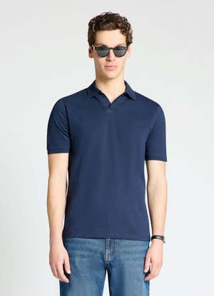 Calliope, T-SHIRT TINTA UNITA - Polo - blu navy