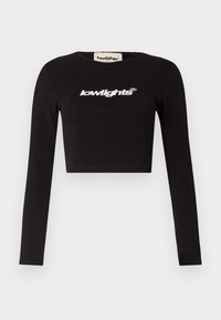 BASIC LOGO LONG SLEEVE - Long sleeved top - black
