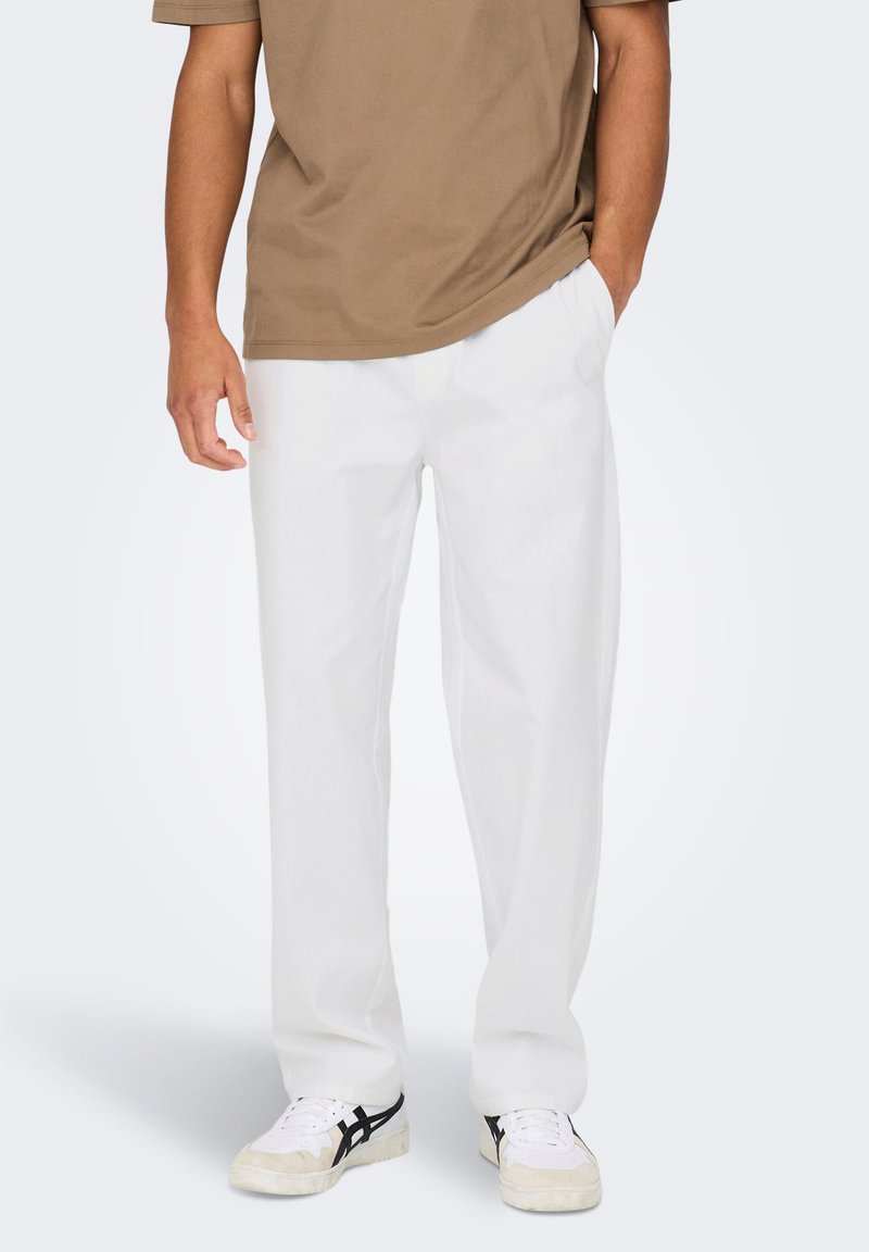 Only & Sons ONSSINUS LOOSE - Broek - jet black/zwart