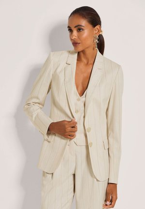 Blazer - pearl white/beige melange