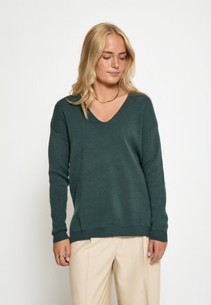 ROSALIA LONG - Striktrøje - jungle green