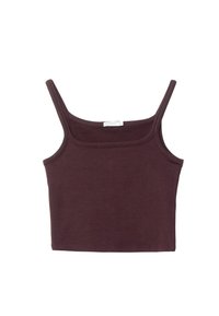 STRETCH STRAPPY - Top - mottled brown