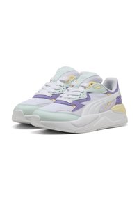 Puma X-RAY SPEED - Sportcipő - white peaceful blue lavender alert
