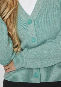 VILA VIRIL - Cardigan - green milieu
