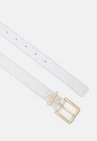 Armani Exchange TONGUE BELT - Öv - optical white