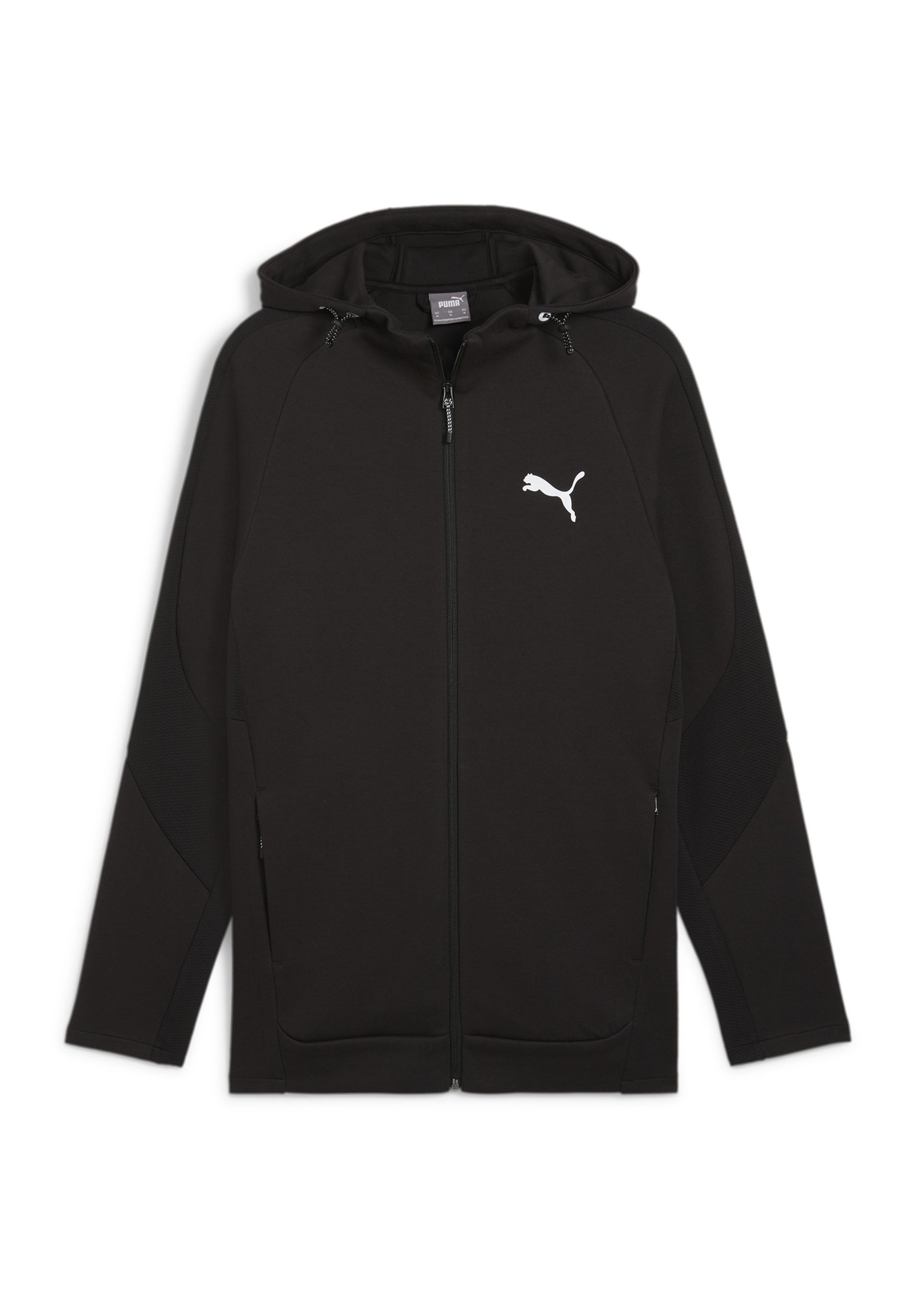 Puma EVOSTRIPE FULL-ZIP Felpa con zip black/nero