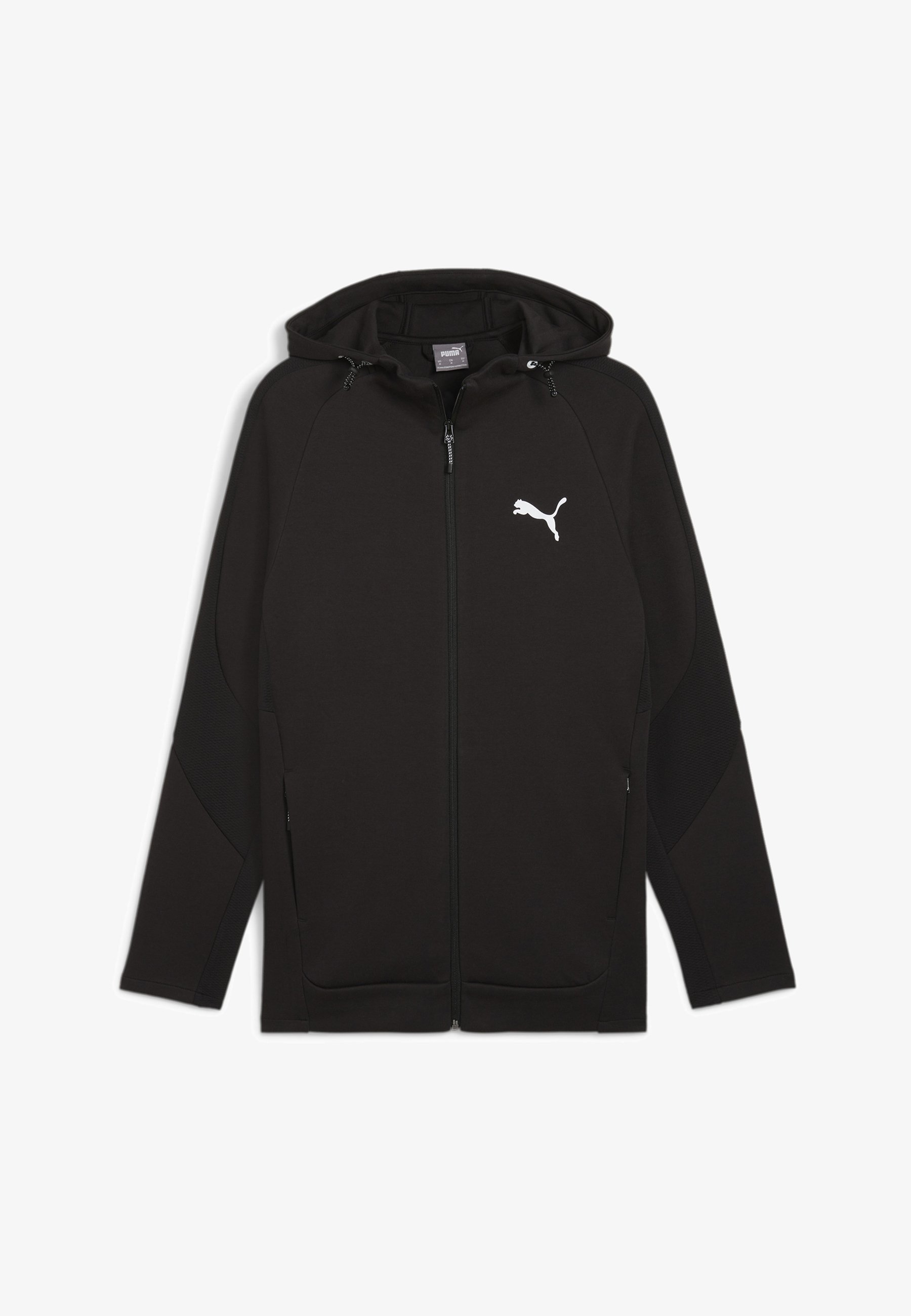 Puma EVOSTRIPE FULL-ZIP Felpa con zip black/nero