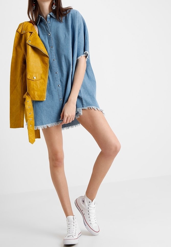 open lace back dress Only Onlkasia Ls Os Shirt Dnm Bj No Medium Blue Denim  Sportamore.com