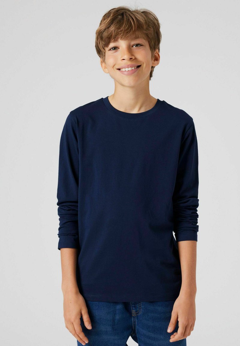 TWO SOON 3ER-PACK LANGARM - Langarmshirt - navy blazer