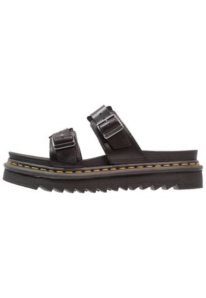 MYLES SLIDE - Papuci - black