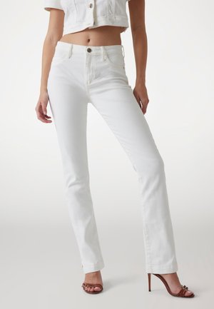Straight leg jeans - weiß