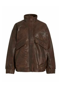 Chaqueta de cuero - chicory coffee