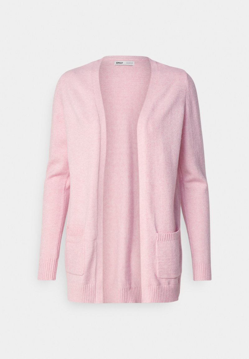 ONLY Petite ONLLESLY OPEN CARDIGAN - Kardiganas - light pink melange