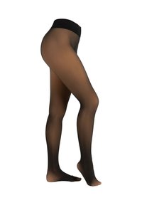 THERMO WARM TRANSPARENT - Zeķbikses - black