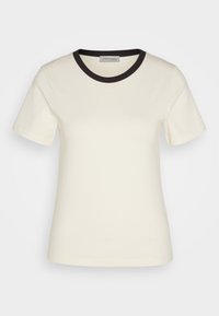 T-Shirt basic - off-white/black
