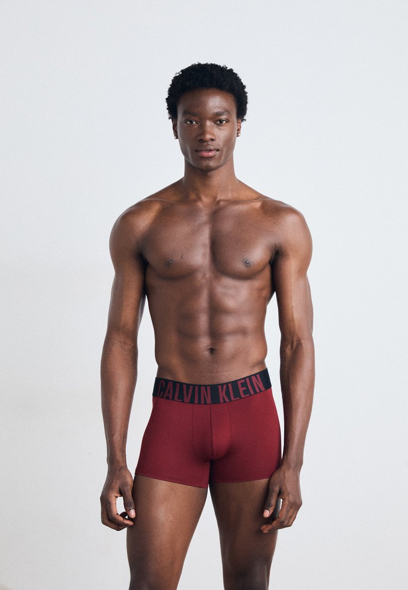 Calvin Klein Underwear TRUNK INTENSE POWER 3 PACK - Boxerbriefs - black/syrah/sand brown