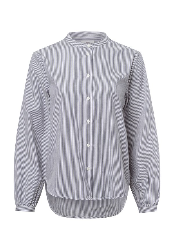 Hemdbluse - marine ecru