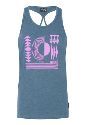 PRTFAMOUS JR - Top - raku blue