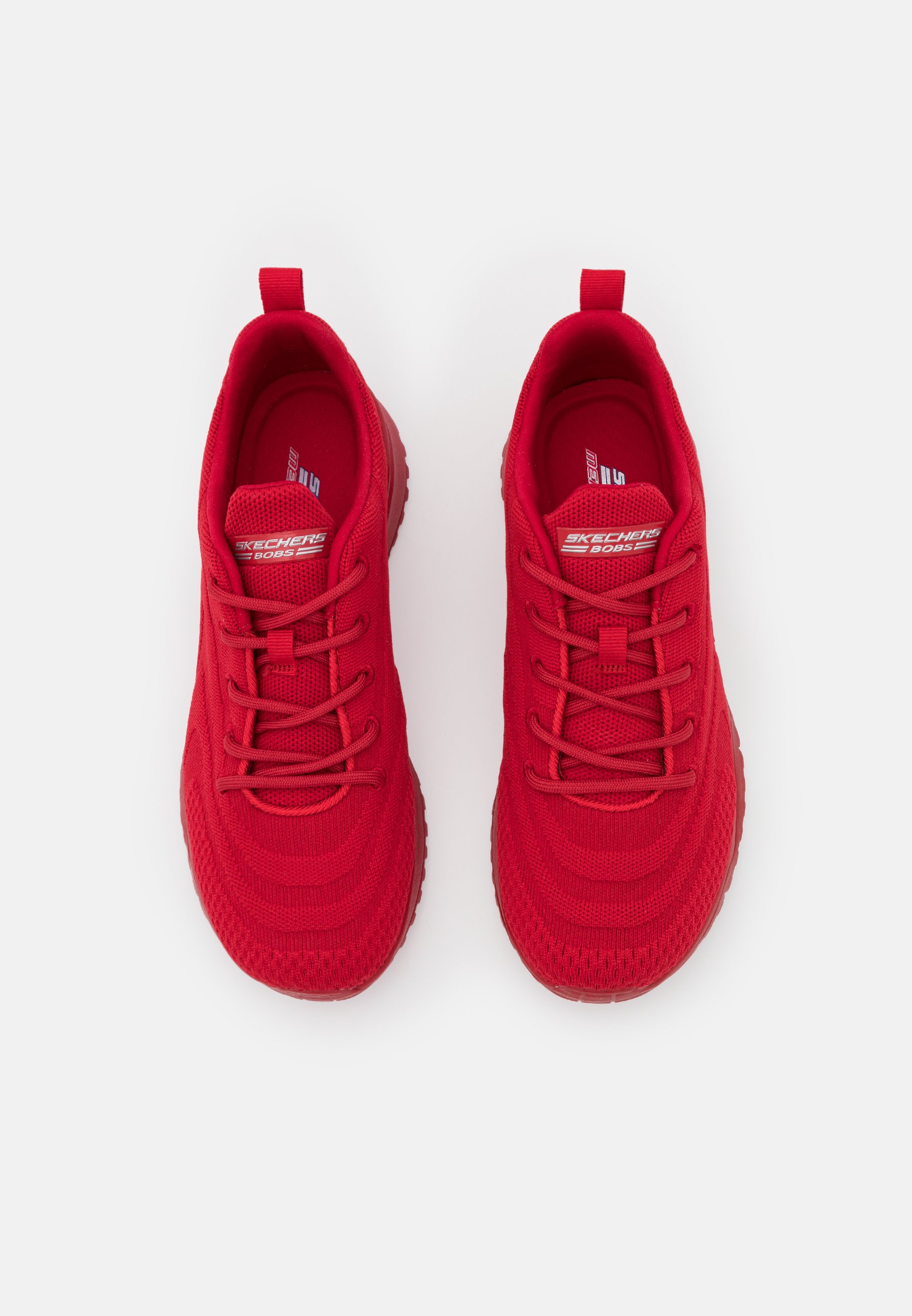 plain red trainers