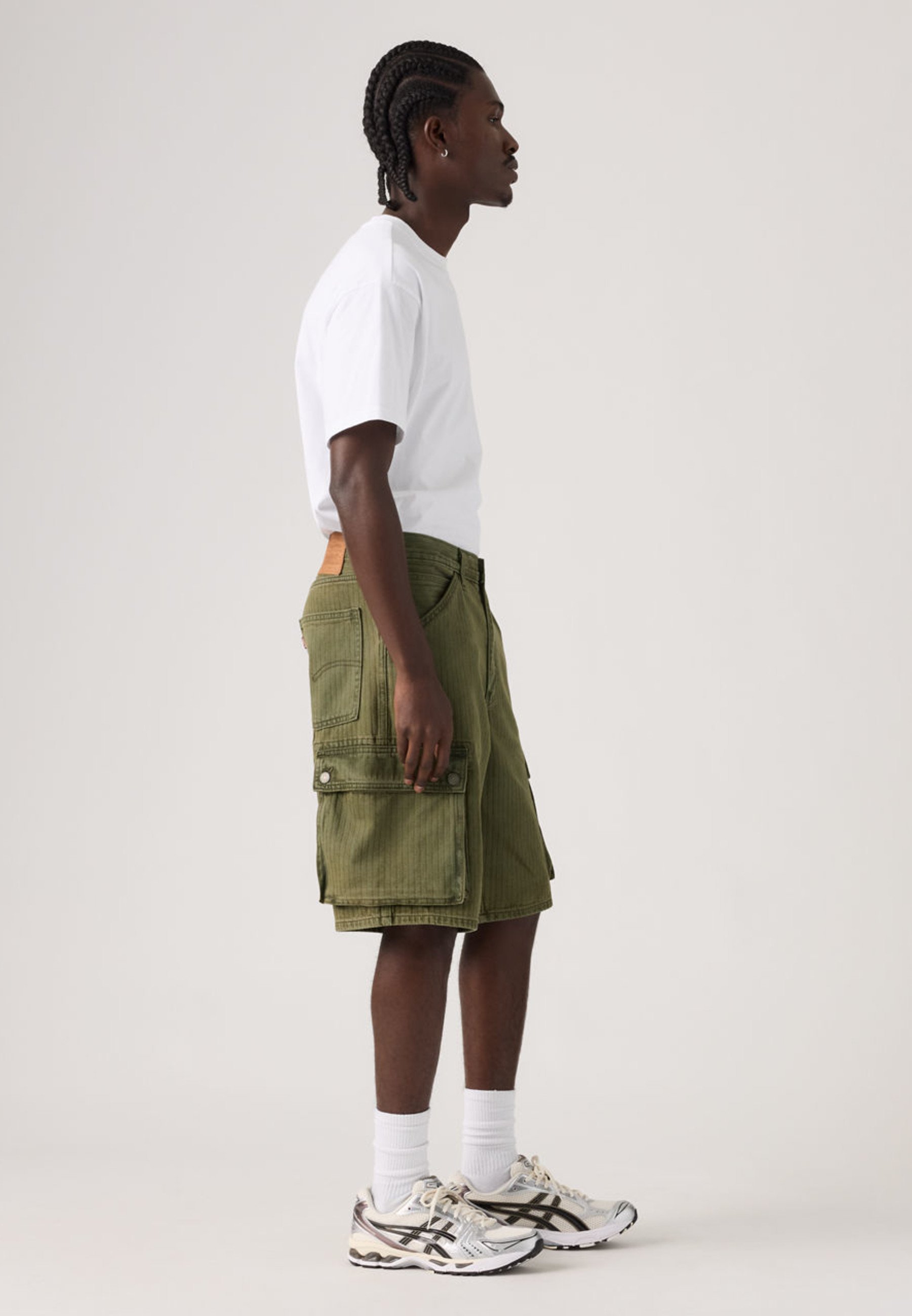 Levi's® 478® BAGGY CARGO SHORTS - Jeansshort - khaki/kaki - Zalando.nl