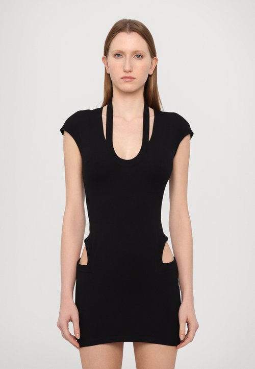 Robe De Cocktail David Koma Tricolore - Taille 10/S - Sans Bretelles - Neuf Avec Étiquettes
