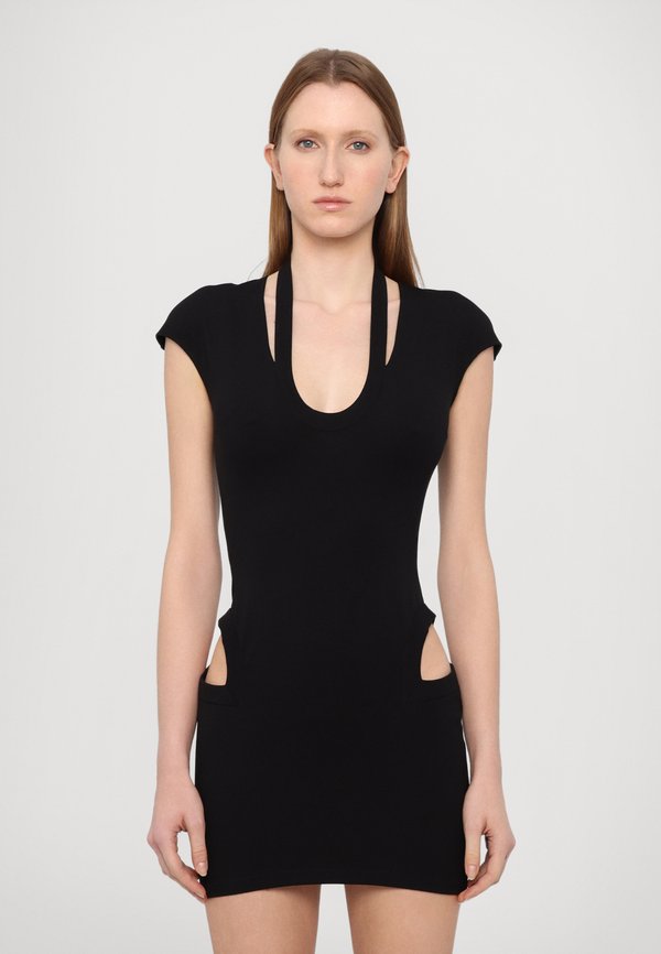 U SHAPE NECKLINE CUT OUT DETAIL MINI DRESS - Cocktail dress / Party dress
