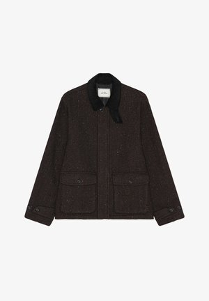 Les Deux, HERRINGBONE JACKET - Класическо палто - molé brown