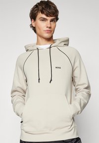 BOSS SOODY - Felpa - light beige