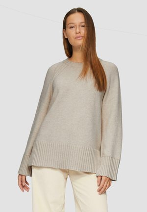 s.Oliver RAGLANÄRMELN - Jumper - beige