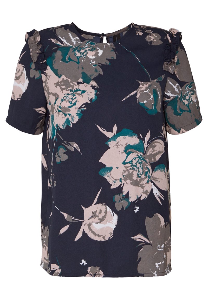 Vero Moda Petite Blouse blauw Vero Moda Petite Blouse blauw