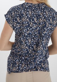 Fransa Print T-shirt - dark blue