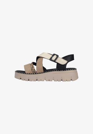 Rieker, RIEKER RIEMCHENSANDALEN V1063 - Plateausandalette - multi colored