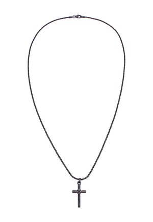 BASIC CROSS - Halskette - schwarz