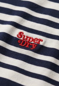 Superdry & Co ESSENTIAL LOGO STRIPED - T-shirts print - richest navy stripe