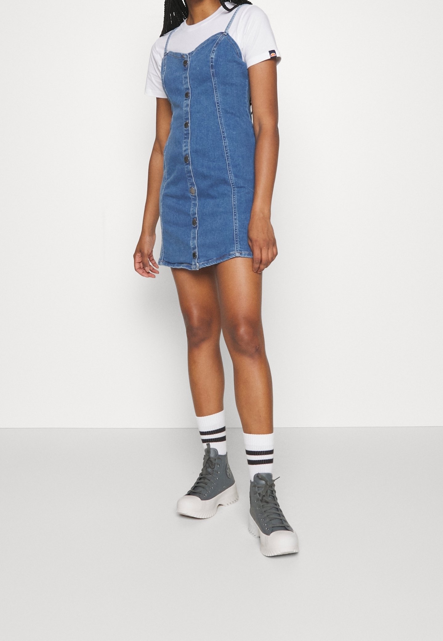 Roxy Denim dress - blue - (Pre-owned) - Zalando