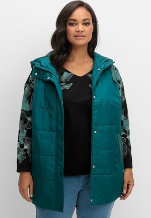 Sheego, Waistcoat - petrol