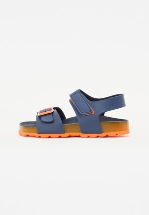 BIOLINE MASTER UNISEX - Sandales - navy/orange