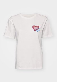 HEART - T-Shirt print - white
