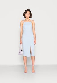 WAL G. STRAPPY SQUARE NECK MIDI DRESS - Vestido direito - cornflower blue