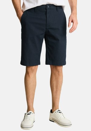 TOM TAILOR, TTREGULAR CHINO SHORTS - Shorts - dark blue horizontal structure