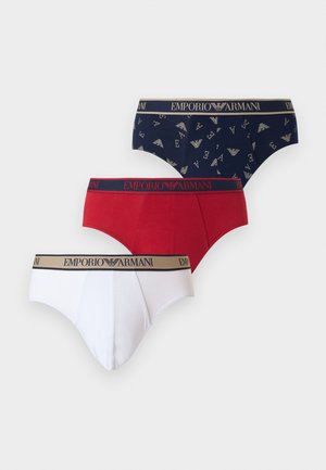 Emporio Armani CORE LOGOBAND PARTE BASSA BRIEFS 3 PACK - Fecskék - multi-coloured