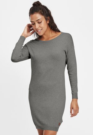 Oxmo OXELLA - Obleka/pulover - grey mel