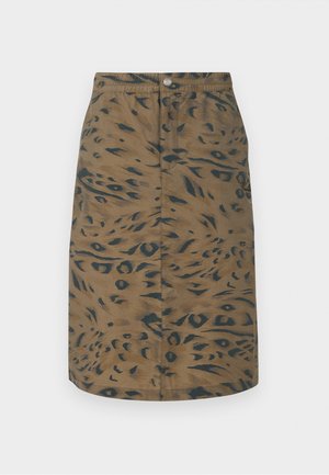 Carhartt WIP, TRAVON SKIRT - Φούστα σε γραμμή Α - cypress / black