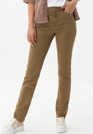 STYLE CAROLA - Jeans a sigaretta - walnut